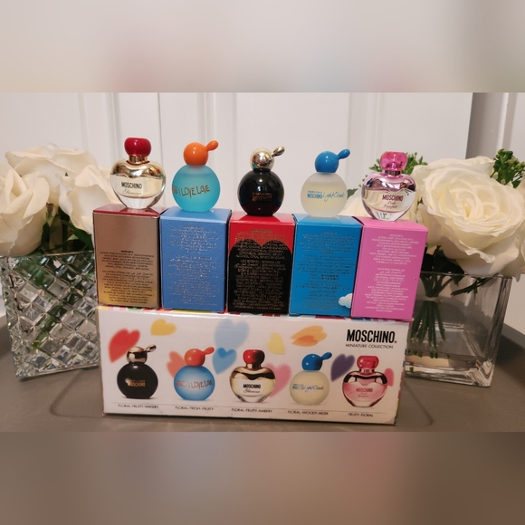 Vintage Feb 2016 Moschino 5pc Miniature Collection Coffret Set - Picture 14 of 16